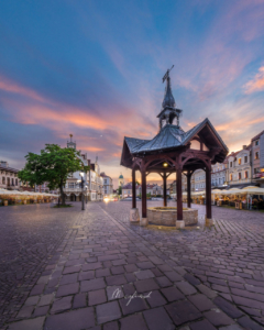 Rzeszowski Rynek - Zachód Słońca