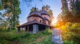 Cerkiew św. Dymitra w Piątkowej latem