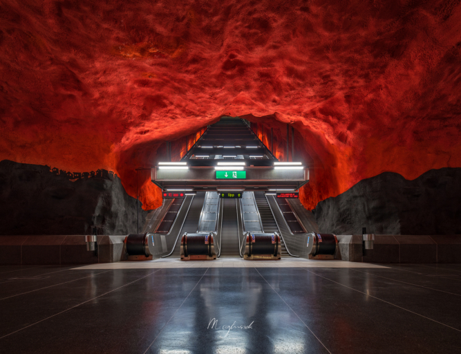 Stacja Solna Centrum w obiektywie Mateusz Głuszka